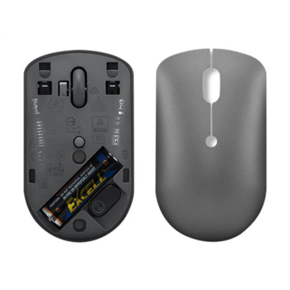 Lenovo , Wireless Compact Mouse , 540 , Red optical sensor , Wireless , 2.4G Wireless via USB-C receiver , Storm Grey , 1 year(s)