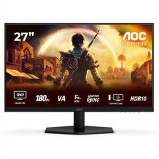 AOC , Q27G42XNE , 27 , VA , QHD , 16:9 , 180 Hz , 1 ms , 2560 x 1440 pixels , 300 cd/m² , HDMI ports quantity 2 , Black