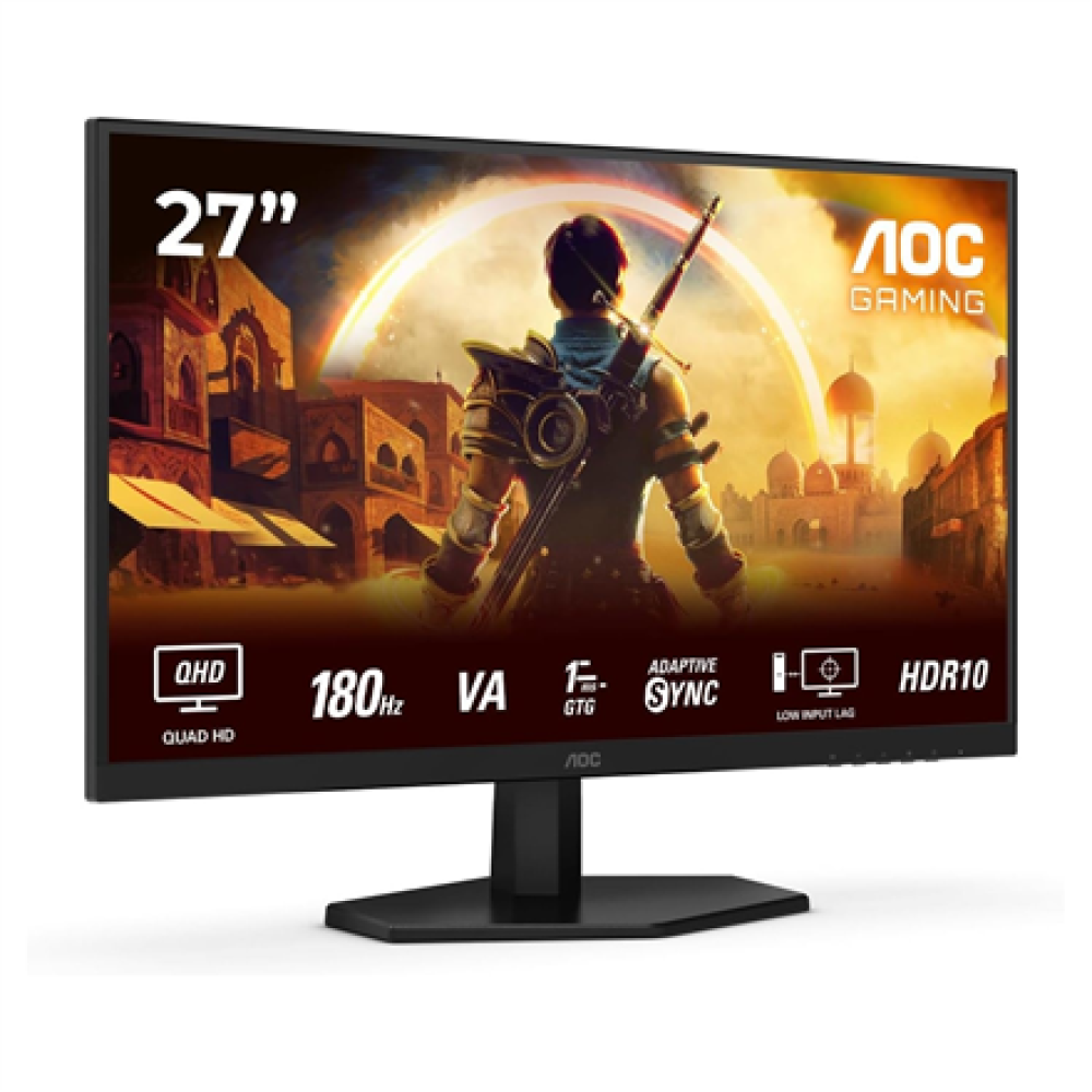 AOC Q27G42XNE , 27 , VA , QHD , 16:9 , 180 Hz , 1 ms , 2560 x 1440 pixels , 300 cd/m² , HDMI ports quantity 2 , Black
