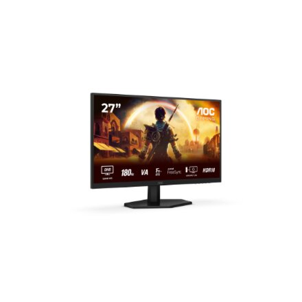 AOC , Q27G42XNE , 27 , VA , QHD , 16:9 , 180 Hz , 1 ms , 2560 x 1440 pixels , 300 cd/m² , HDMI ports quantity 2 , Black