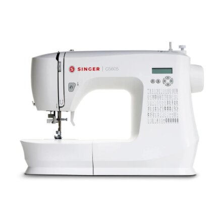 Singer , Sewing Machine , C5605 , Number of stitches 80 , Number of buttonholes 6 , White