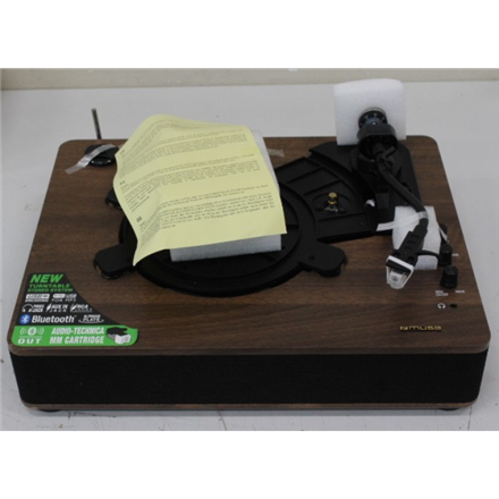 SALE OUT. Muse MT-107 BTO Turntable Stereo System, Black/Brown , Muse Turntable Stereo System with Bluetooth Out , MT-107 BTO , Warranty 24 month(s) , 2x5 W , Bluetooth , Black/Brown , DAMAGED PACKAGING AND ITEM BODY