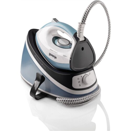 Gorenje Steam generator SGH2200LBC 2200 W 2 L 4.5 bar Vertical steam function Calc-clean function Turquoise/White