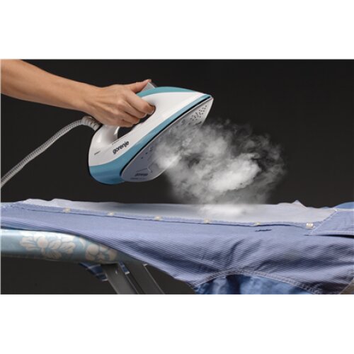 Gorenje Steam generator SGH2200LBC 2200 W 2 L 4.5 bar Vertical steam function Calc-clean function Turquoise/White