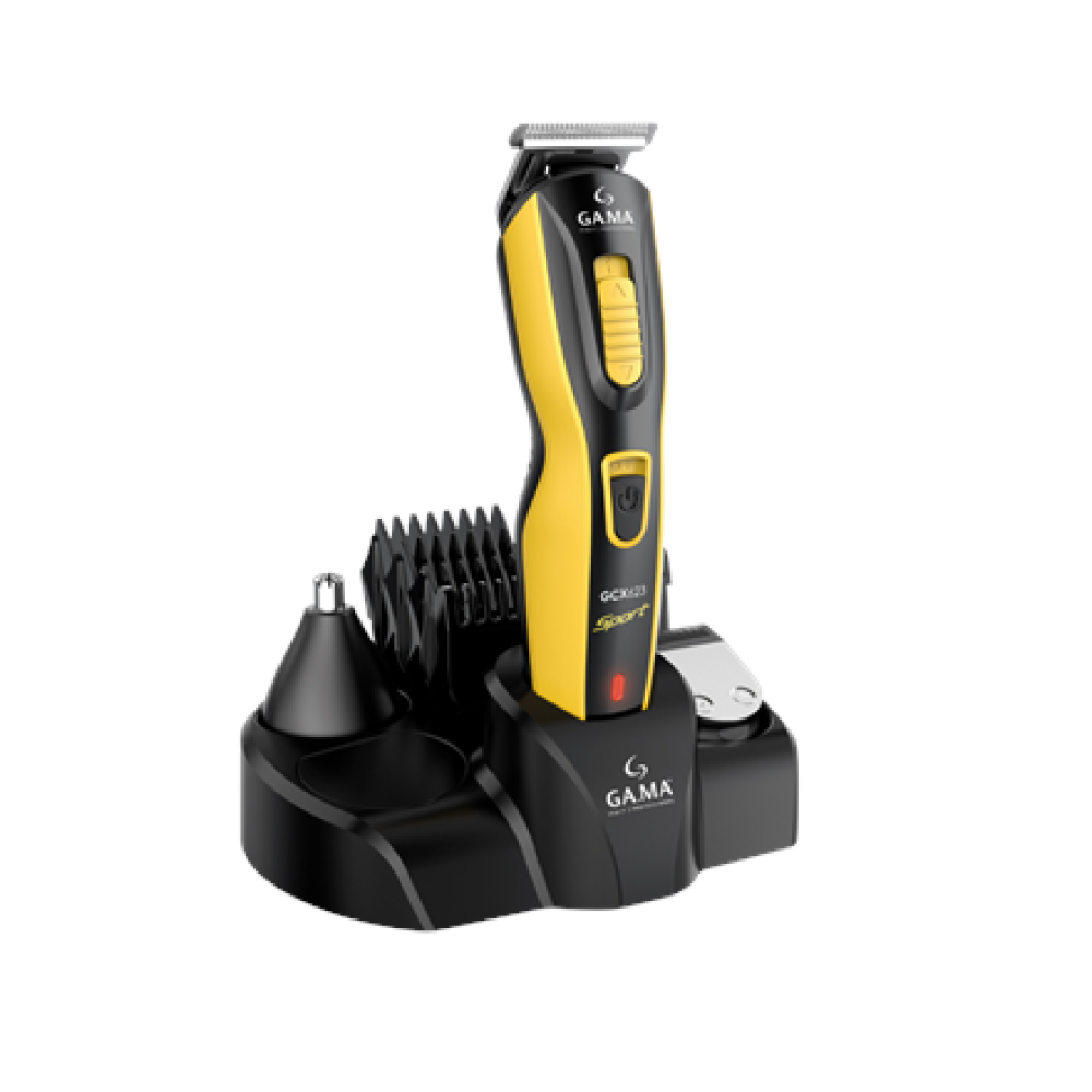 GA.MA Multifunctional Hair Clipper , GM3270 Sport , Corded/Cordless , Number of length steps 4 , Black/Yellow