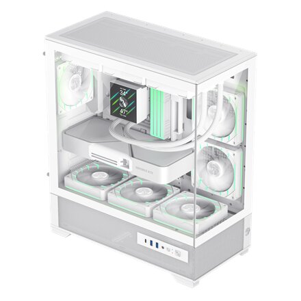 Gamemax Case , VISTA 2 AW , ATX