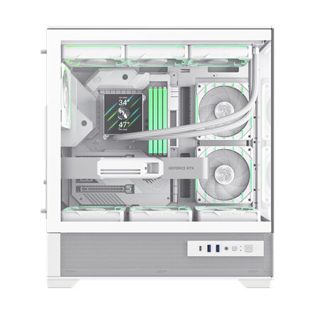 Gamemax Case , VISTA 2 AW , ATX