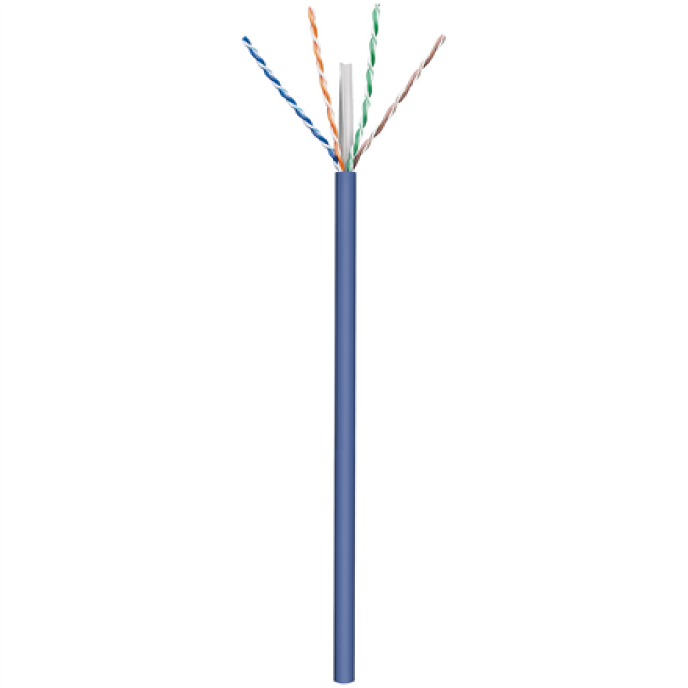 Goobay , CAT 6A Network Cable, U/UTP, 100 m , 96096 , U/UTP , Blue