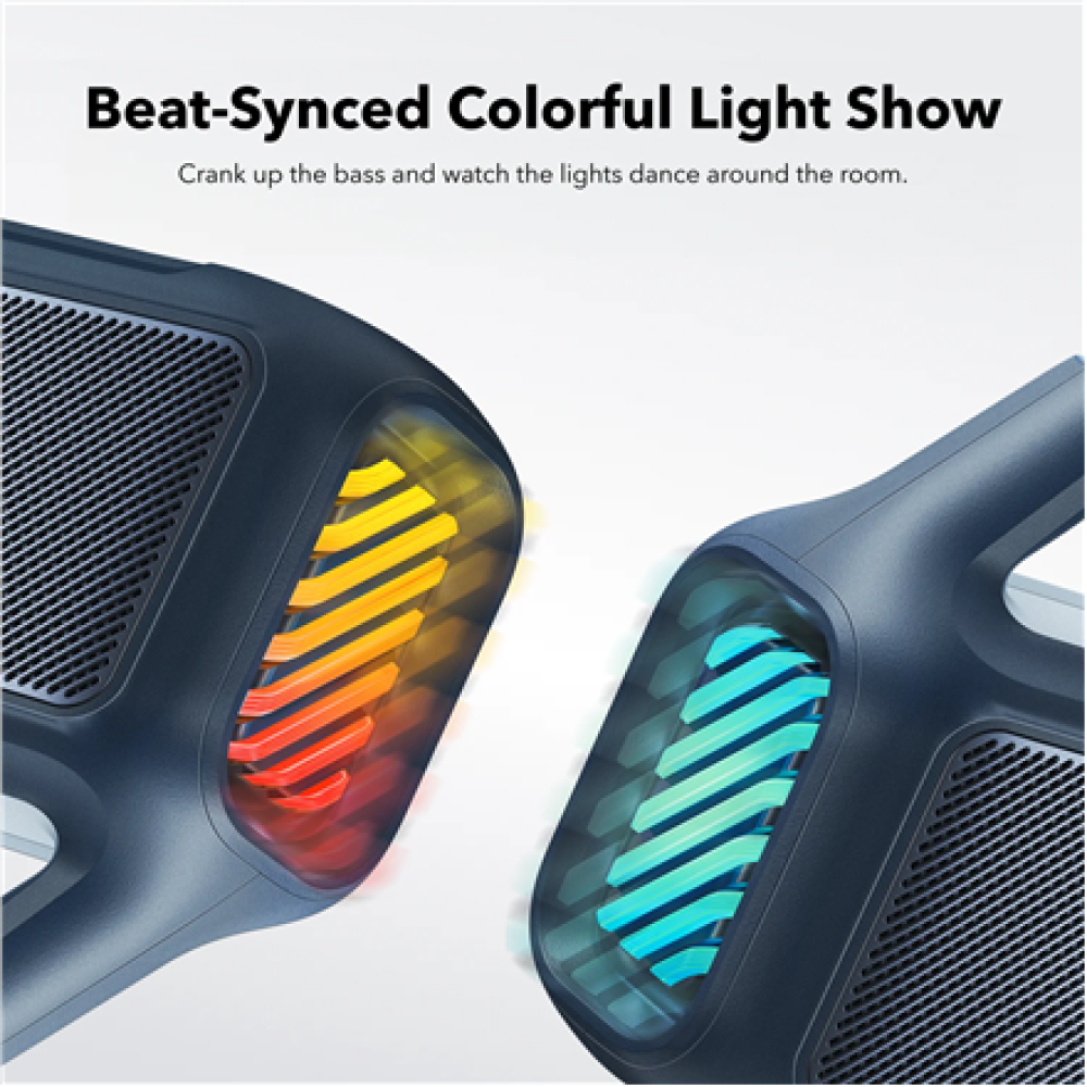 Anker Soundcore Speaker , Boom 2 , 80 W , Waterproof , Bluetooth , Blue , Portable , Wireless connection
