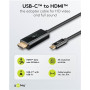 Goobay USB-C to HDMI Cable 4K at 60 Hz, 1 m , 75696