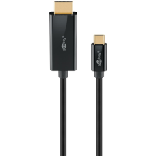 Goobay USB-C to HDMI Cable 4K at 60 Hz, 1 m , 75696