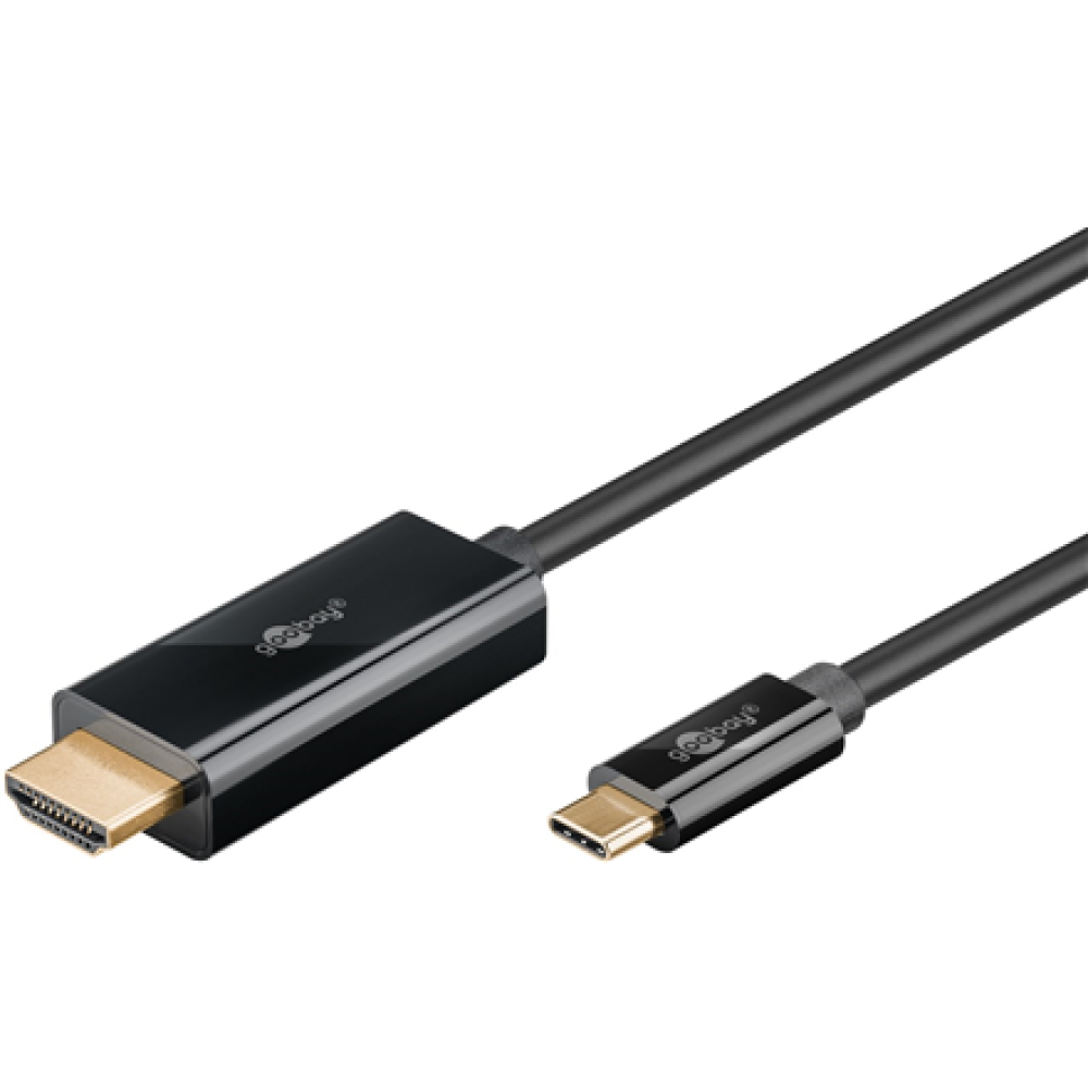 Goobay USB-C to HDMI Cable 4K at 60 Hz, 1 m , 75696
