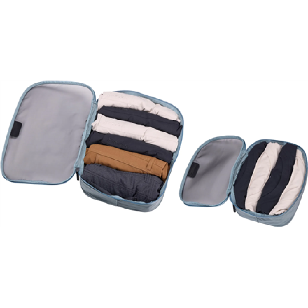 Thule Packing Cube Set, 1x Medium, 1x Small , Packing Cube , Pond Gray