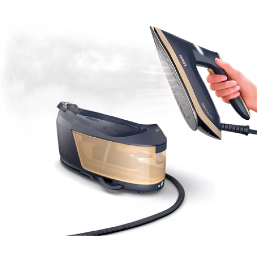 Philips , Steam Generator Iron , PSG6066/20 PerfectCare 6000 Series , 2400 W , 1.8 L , 8 bar , Auto power off , Vertical steam function , Calc-clean function , Black/Gold