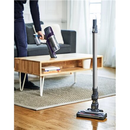 TEFAL , Vacuum Cleaner , TY6837WO X-PERT 6.60 Allergy , Cordless operating , Handstick , 100 W , 18 V , Operating time (max) 45 min , Purple/Grey , Warranty 24 month(s)