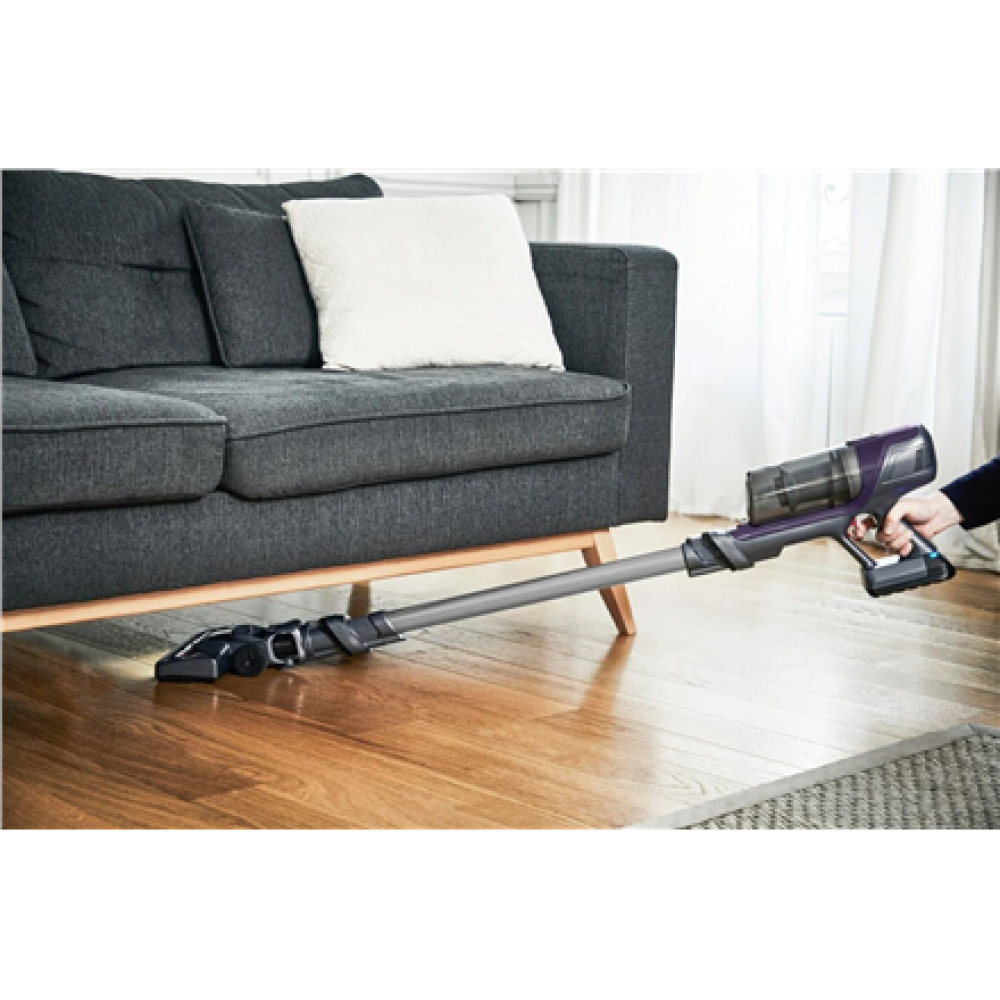 TEFAL , Vacuum Cleaner , TY6837WO X-PERT 6.60 Allergy , Cordless operating , Handstick , 100 W , 18 V , Operating time (max) 45 min , Purple/Grey , Warranty 24 month(s)