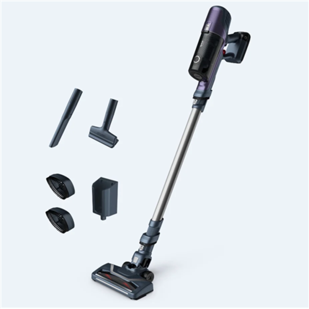 TEFAL , Vacuum Cleaner , TY6837WO X-PERT 6.60 Allergy , Cordless operating , Handstick , 100 W , 18 V , Operating time (max) 45 min , Purple/Grey , Warranty 24 month(s)