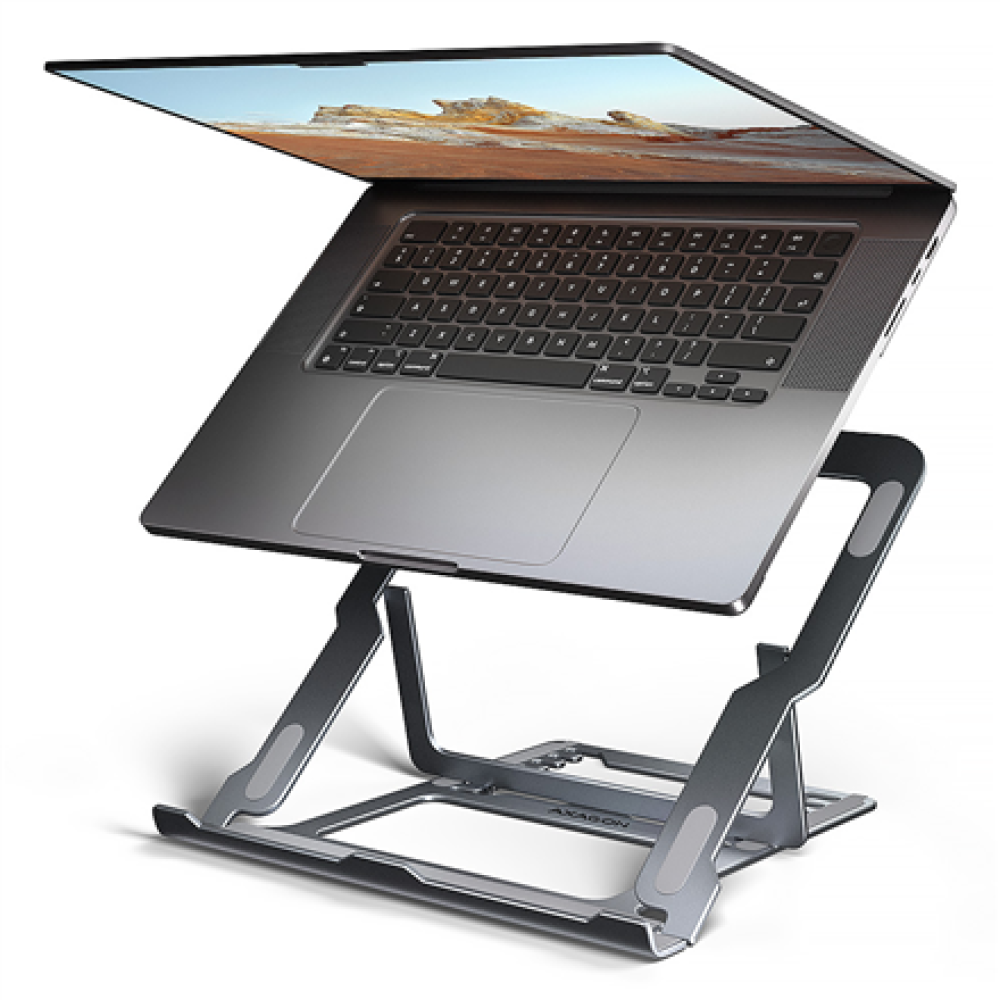 AXAGON STND-LAG stand for laptops and tablets , Adjustable Height, Angle , 10-17.3 , Maximum weight (capacity) 20 kg , Grey