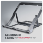 AXAGON STND-LAG stand for laptops and tablets , Adjustable Height, Angle , 10-17.3 , Maximum weight (capacity) 20 kg , Grey
