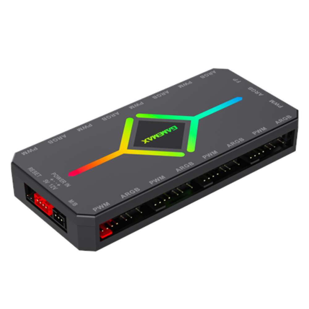 Gamemax , Remoter control , V4.0 ARGB PWM HUB BK , Black , Gamemax