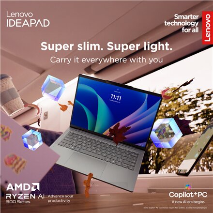 Lenovo IdeaPad Slim 5 14ARP10 , Luna Grey , 14 , OLED , WUXGA , 1920 x 1200 pixels , Glossy , AMD Ryzen 7 , 7735HS , 16 (2x8GB) GB , SODIMM DDR5 , Solid-state drive capacity 1000 GB , AMD Radeon 680M Graphics , Windows 11 Home , 802.11ax , Bluetooth versi