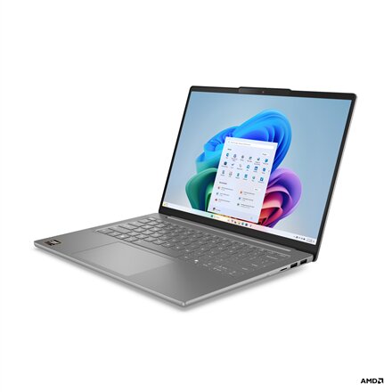Lenovo IdeaPad Slim 5 14ARP10 , Luna Grey , 14 , OLED , WUXGA , 1920 x 1200 pixels , Glossy , AMD Ryzen 7 , 7735HS , 16 (2x8GB) GB , SODIMM DDR5 , Solid-state drive capacity 1000 GB , AMD Radeon 680M Graphics , Windows 11 Home , 802.11ax , Bluetooth versi