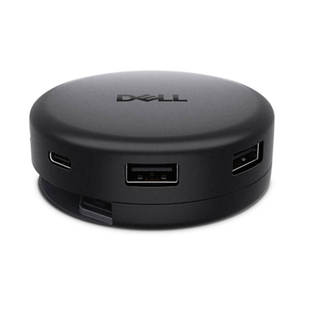 Dell Pro 7-in-1 USB-C Travel Hub - DA326 , Black