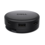Dell Pro 7-in-1 USB-C Travel Hub - DA326 , Black