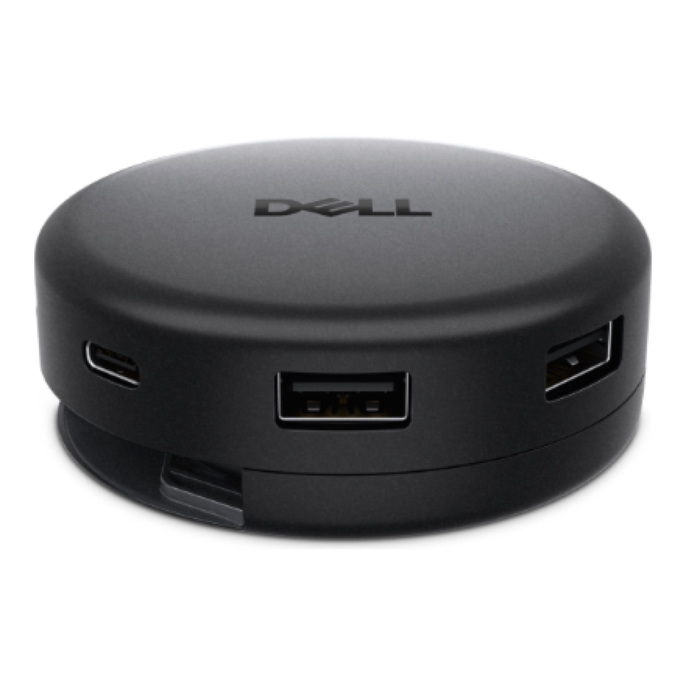 Dell Pro 7-in-1 USB-C Travel Hub - DA326 , Black