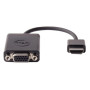 Dell , Adapter HDMI to VGA , 470-ABZX , Black , HDMI - Male , HD-15 (VGA) - Female