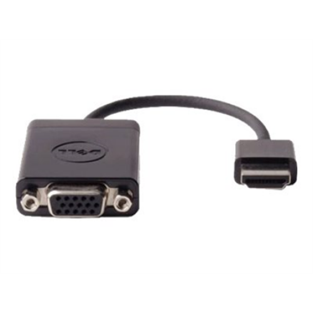 Dell , Adapter HDMI to VGA , 470-ABZX , Black , HDMI - Male , HD-15 (VGA) - Female