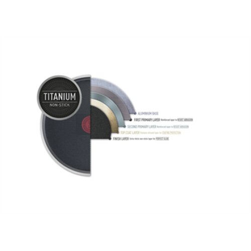 TEFAL , Frying Pan , B5690453 Easy Plus , Frying , Diameter 24 cm , Not suitable for induction hob , Fixed handle
