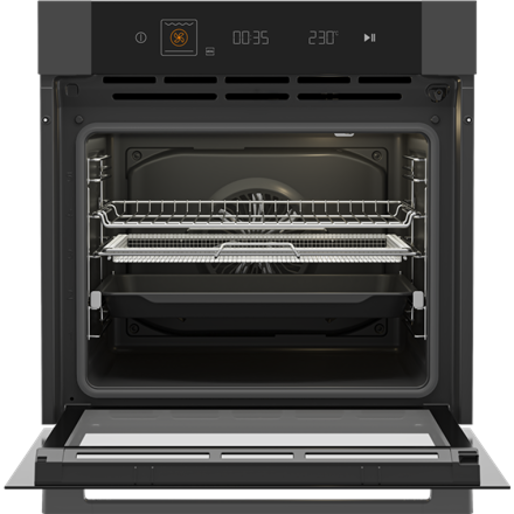 BEKO Oven , MBBIMA10600MTPSWE , 72 L , Electric , Pyrolysis , Touch control , Steam function , Convection , Height 59.5 cm , Width 59.4 cm , Black