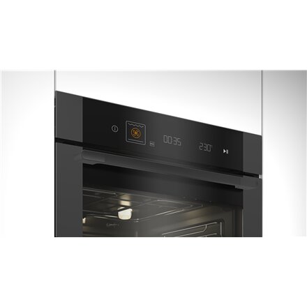 BEKO Oven , MBBIMA10600MTPSWE , 72 L , Electric , Pyrolysis , Touch control , Steam function , Convection , Height 59.5 cm , Width 59.4 cm , Black