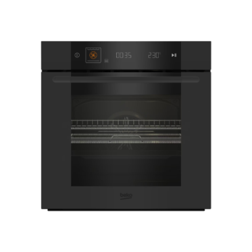 BEKO Oven , MBBIMA10600MTPSWE , 72 L , Electric , Pyrolysis , Touch control , Steam function , Convection , Height 59.5 cm , Width 59.4 cm , Black