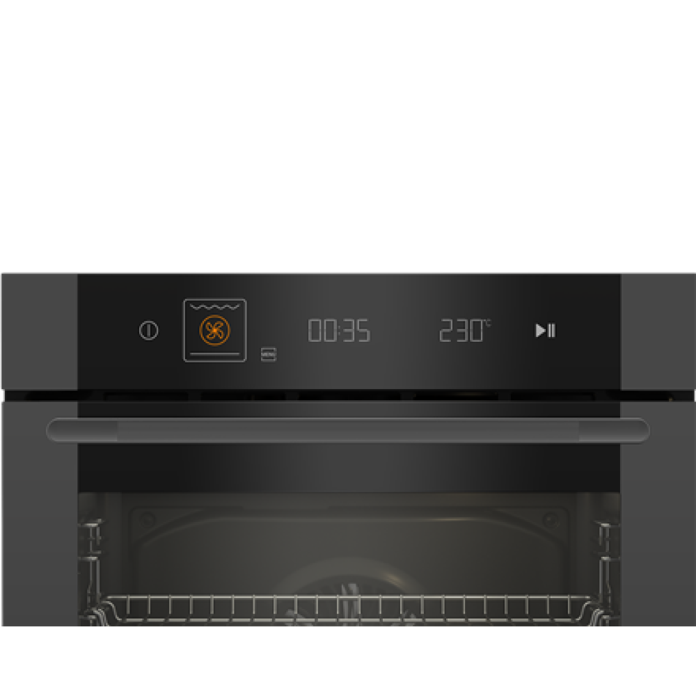 BEKO Oven , MBBIMA10600MTPSWE , 72 L , Electric , Pyrolysis , Touch control , Steam function , Convection , Height 59.5 cm , Width 59.4 cm , Black