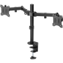Goobay Dual Monitor Mount Flex , Swivel, Tilt, Rotation , 17-32 , Maximum weight (capacity) 8 kg , Black