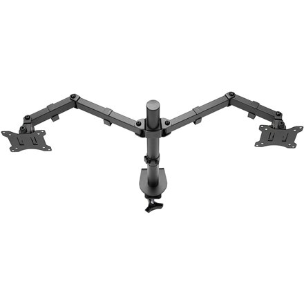 Goobay Dual Monitor Mount Flex , Swivel, Tilt, Rotation , 17-32 , Maximum weight (capacity) 8 kg , Black