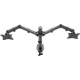 Goobay Dual Monitor Mount Flex , Swivel, Tilt, Rotation , 17-32 , Maximum weight (capacity) 8 kg , Black