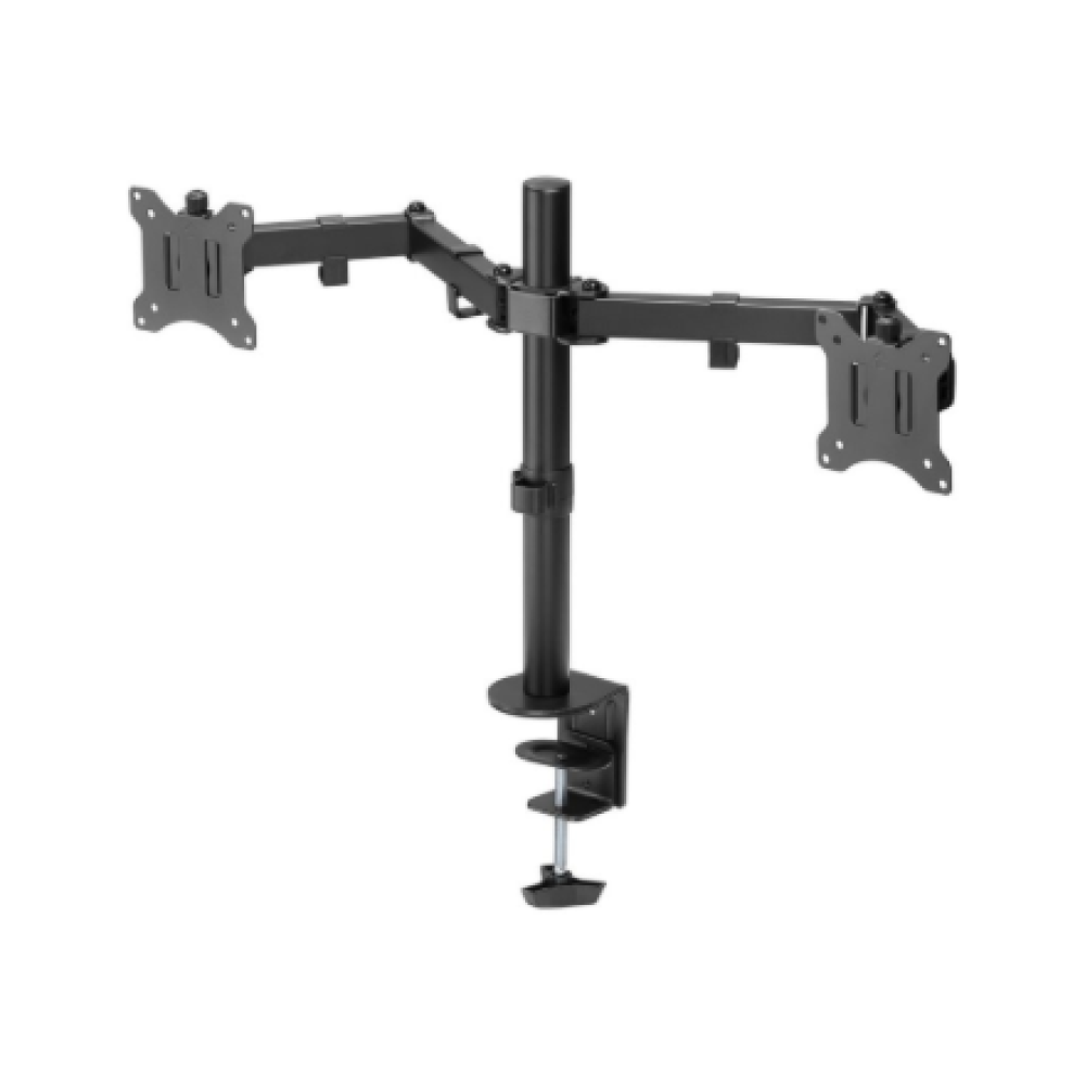 Goobay Dual Monitor Mount Flex , Swivel, Tilt, Rotation , 17-32 , Maximum weight (capacity) 8 kg , Black