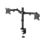 Goobay Dual Monitor Mount Flex , Swivel, Tilt, Rotation , 17-32 , Maximum weight (capacity) 8 kg , Black