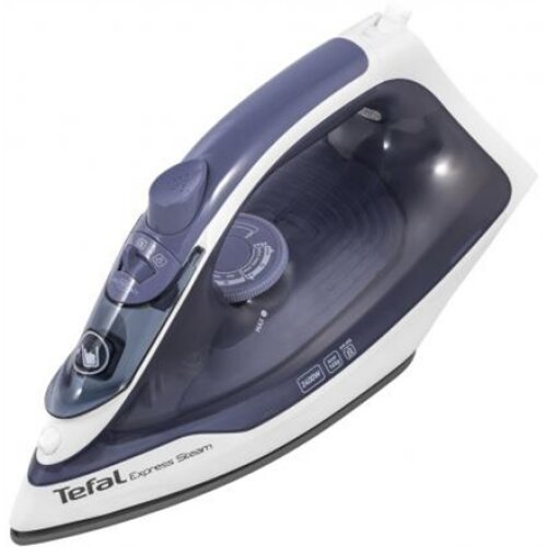 TEFAL , FV2837E0 , Steam Iron , 2400 W , Water tank capacity 150 ml , Continuous steam 35 g/min , Blue/White