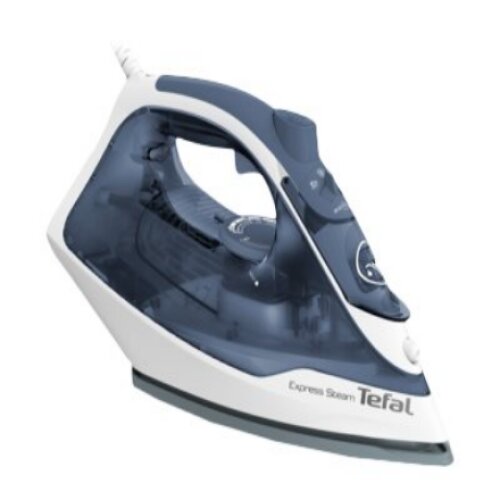 TEFAL , FV2837E0 , Steam Iron , 2400 W , Water tank capacity 150 ml , Continuous steam 35 g/min , Blue/White