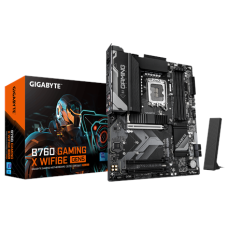 Gigabyte B760 G X WF6E GEN5 , Processor family Intel , Processor socket LGA1700 , DDR5 , Supported hard disk drive interfaces M.2, SATA , Number of SATA connectors 4
