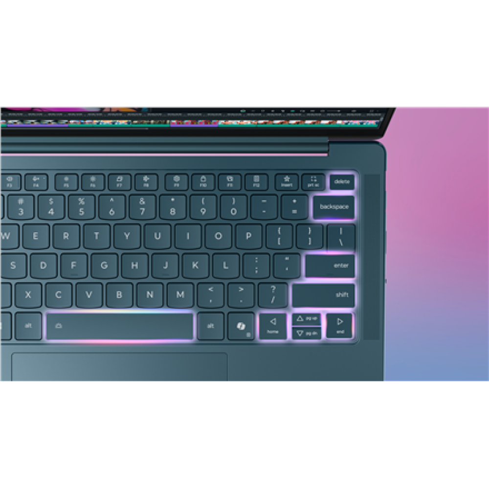 Lenovo Yoga Slim 7 14AKP10 , Tidal Teal , 14 , OLED , WUXGA , 1920 x 1200 pixels , Glossy , AMD Ryzen AI 5 , 340 , 16 GB , Soldered LPDDR5x , Solid-state drive capacity 512 GB , AMD Radeon 840M Graphics , Windows 11 Home , 802.11be , Bluetooth version 5.4