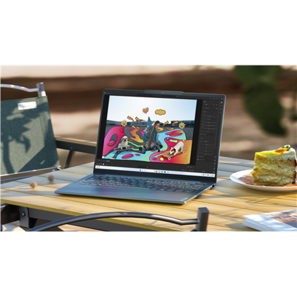 Lenovo Yoga Slim 7 14AKP10 , Tidal Teal , 14 , OLED , WUXGA , 1920 x 1200 pixels , Glossy , AMD Ryzen AI 5 , 340 , 16 GB , Soldered LPDDR5x , Solid-state drive capacity 512 GB , AMD Radeon 840M Graphics , Windows 11 Home , 802.11be , Bluetooth version 5.4