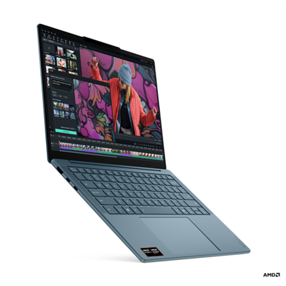 Lenovo Yoga Slim 7 14AKP10 , Tidal Teal , 14 , OLED , WUXGA , 1920 x 1200 pixels , Glossy , AMD Ryzen AI 5 , 340 , 16 GB , Soldered LPDDR5x , Solid-state drive capacity 512 GB , AMD Radeon 840M Graphics , Windows 11 Home , 802.11be , Bluetooth version 5.4