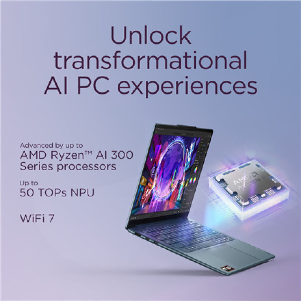 Lenovo Yoga Slim 7 14AKP10 , Tidal Teal , 14 , OLED , WUXGA , 1920 x 1200 pixels , Glossy , AMD Ryzen AI 5 , 340 , 16 GB , Soldered LPDDR5x , Solid-state drive capacity 512 GB , AMD Radeon 840M Graphics , Windows 11 Home , 802.11be , Bluetooth version 5.4