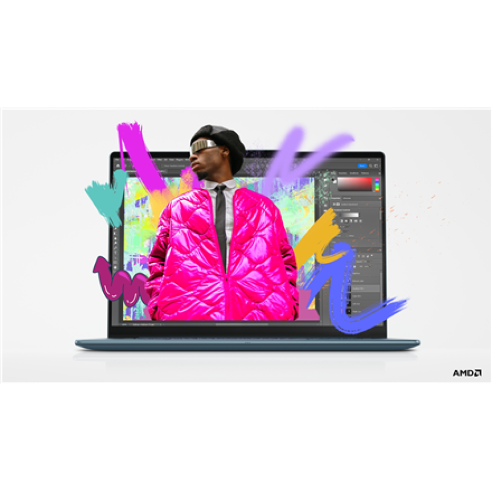 Lenovo Yoga Slim 7 14AKP10 , Tidal Teal , 14 , OLED , WUXGA , 1920 x 1200 pixels , Glossy , AMD Ryzen AI 5 , 340 , 16 GB , Soldered LPDDR5x , Solid-state drive capacity 512 GB , AMD Radeon 840M Graphics , Windows 11 Home , 802.11be , Bluetooth version 5.4
