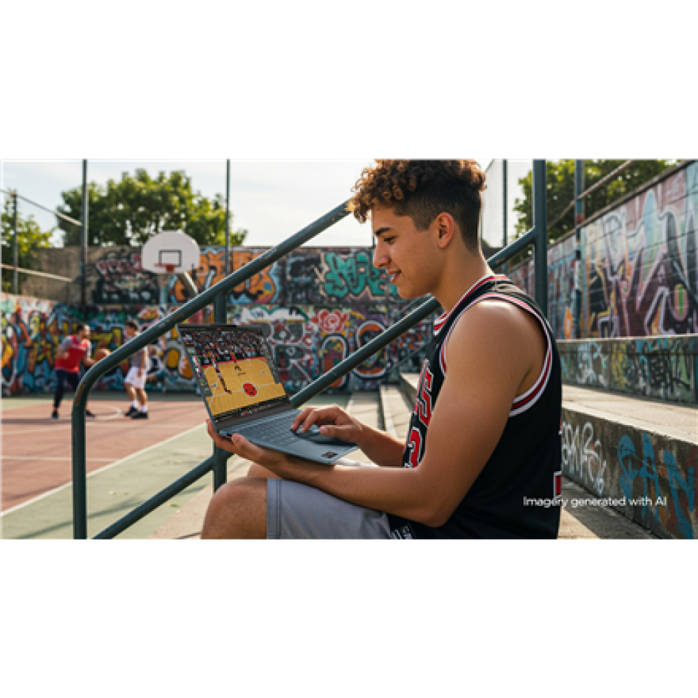 Lenovo Yoga Slim 7 14AKP10 , Tidal Teal , 14 , OLED , WUXGA , 1920 x 1200 pixels , Glossy , AMD Ryzen AI 5 , 340 , 16 GB , Soldered LPDDR5x , Solid-state drive capacity 512 GB , AMD Radeon 840M Graphics , Windows 11 Home , 802.11be , Bluetooth version 5.4